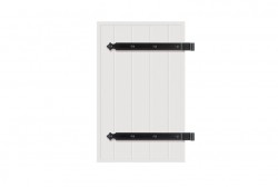 Volets battants pleins en PVC