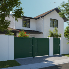 <p>Portail sur rue : les règles à respecter pour une entrée sans faux pas</p>